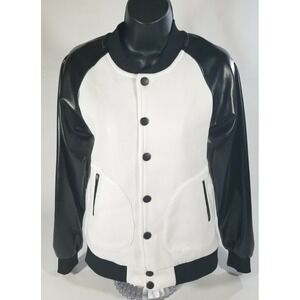 Aowofs Womens Bomber Moto Jacket Coat‎ Style J04 Size M 60% Cotton 40% Polyester